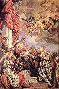 VERONESE (Paolo Caliari) The Marriage of St Catherine awr oil on canvas